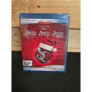 NEW & Sealed The Santa Clause 3-Movie Collection BluRay + DVD + Digital Code